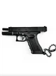 Брелок Glock 17 P18C Чорный для ключей,рюкзака Реалистично разборный, коллекционный Кабура в подарок - изображение 4