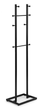 Wieszak na ubrania ModernHome by Multistore stojący 8 haczyków metal 175 cm czarny (VKY-6084) - obraz 1