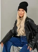Шапка Лопата двухслойная one size унисекс Черная - изображение 3