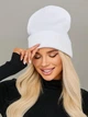 Шапка Лопата двухслойная one size унисекс Белая - изображение 2
