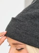 Шапка Лопата двухслойная one size унисекс Темно-серая - изображение 5