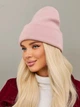 Шапка Лопата двухслойная one size унисекс Пудра - изображение 2