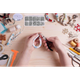 Набор фурнитуры для изготовления украшений 3DTOYSLAMP серебро стартовый комплект инструментов для создания рукоделия ремонта бижутерии декора своими руками с пинами карабинами кольцами швензами цепочкой проволокой нитями бусинами с коробкой для хранения - изображение 2