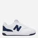 Підліткові шкіряні кросівки для хлопчика New Balance B80 GSB80WB 37.5 (5US) Білі (197968176134) (955555910566668) - Уцінка - зображення 1