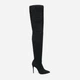 Muszkieterki damskie zamszowe Steve Madden Dominique Boot SM11000128-001 37 23 cm Czarne (8719484526242) (955555901866010) - Outlet - obraz 1