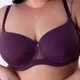 Бюстгальтер Lanny mode тонкий поролон 90 F сливовый 555 - изображение 1