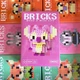 Конструктор из миниблоков фигурка "Мультгерои" Ангел Bricks 100 деталей детский пиксельные блоки 6 см (CW5558) - изображение 5