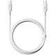 Кабель Baseus Silky Series Fast Charging Type-C to Type-C 100W (1m) white - изображение 3