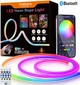 Гнучкий RGB неон 10 метрів Smart Life з Bluetooth та пультом, світлодіодна LED стрічка для декору кімнати - изображение 2