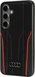 Etui Audi Genuine Leather MagSafe do Samsung Galaxy S24 (S921) Black-Red (AU-TPUPCS24-R8/D3-RD) - obraz 2