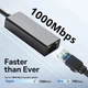 Гигабитный USB LAN сетевой адаптер SUNROZ USB 3.0 - Ethernet LAN (1 Гбит/с) METAL Grey (A-487380) - изображение 7