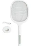 Мухобойка електрична Multifunction Electric mosquito Swatter Біла, ракетка від комарів с док станцією . - изображение 2