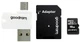 Карта памяти Goodram microSDHC 16GB UHS-I U1 + SD-адаптер (M1A4-0160R12) - изображение 1