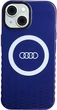Etui Audi IML Big Logo MagSafe do Apple iPhone 15/14/13 Navy Blue (AU-IMLMIP15-Q5/D2-BE) - obraz 1
