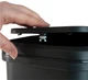 Ведро для мусора MBM HOME с крышкой Антрацит (BIN-04 10L ANTHRACITE) - изображение 10