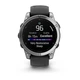Смарт-годинник Garmin Fenix E 47mm Amoled Stainless Steel with Black Silicone Band (010-03025-02/00) - зображення 8