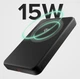 Зовнішній акумулятор (павербанк) SBS Mag Power Bank Qi2 5000 mAh Black (TEBB5000QI2) - зображення 2