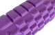 Масажний ролик EasyFit Grid Roller 33 см v.1.1 міцний масажер (фіолетовий) 4960219 - зображення 4