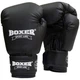 Боксерські рукавички BOXER 14 оz шкірвініл Еліт чорні - зображення 1