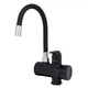 Проточный водонагреватель WEZER SDR-G15T-Black для кухни, гибкий излив, датчик темп., 3,0 кВт, черный - изображение 1