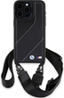 Панель BMW M Edition Carbon Stripe & Strap для Apple iPhone 15 Pro Max Black (BMHCP15X23PSCCK) - зображення 2