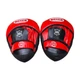 Лапы боксерские BOXER гнутые кожа Элит красные - изображение 6