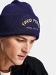 Шапка зимняя унисекс Fred Perry arch branded beanie C1112 синяя - изображение 2