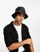 Легкая панама унисекс Penguin ripstop bucket hat black P004BLK черный - изображение 3