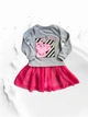 Платье Peppa Pig 4/6 года 110-116 см Серое - изображение 3