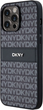 Панель DKNY Leather Mono Stripe & Metal Logo для Apple iPhone 14 Pro Black (3666339260378) - зображення 2