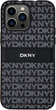 Панель DKNY Leather Mono Stripe & Metal Logo для Apple iPhone 14 Pro Black (3666339260378) - зображення 3