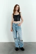 Жилет Zara зі штучної шкіри розмір S (44) - зображення 4