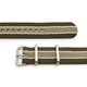 Ремінець для годинника тактичний MILTAT G10 Nato Nylon Khaki 20 мм - зображення 2
