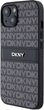 Панель DKNY Leather Mono Stripe & Metal Logo для Apple iPhone 13/14/15 Black (3666339260354) - зображення 2