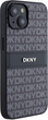 Панель DKNY Leather Mono Stripe & Metal Logo для Apple iPhone 13/14/15 Black (3666339260354) - зображення 4