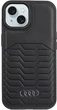 Панель Audi Synthetic Leather MagSafe для Apple iPhone 15/14/13 Black (AU-TPUPCMIP15-GT/D3-BK) - зображення 1