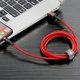 Кабель Baseus Cafule Lightning 2.4A (0.5m) red - изображение 3