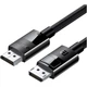 Кабель DisplayPort UGREEN DP114 8K 2м V1.4 нейлонова обплетення Чорний (80392) - зображення 1