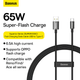 Кабель Baseus Superior Series (SUPERVOOC) Fast Charging Data Type-C 65W 1м Black (CAYS000901) - зображення 8