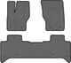 EVA коврики EVAtech в салон авто для Range Rover (L405) Land Rover 2012-2021 4 поколения SUV EU Ромб Серый Черный кант (LR21685Z3LA8RGB) - изображение 1