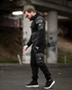 Мужской зимний спортивный костюм Stone Island флисовый XL черный (94210) - изображение 5