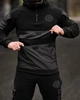 Мужской зимний спортивный костюм Stone Island флисовый XL черный (94210) - изображение 7