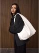 Женская сумка Хобо со съемным кошельком из экокожи SAMBAG Белая (38860371634) - изображение 1