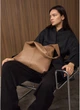 Женская сумка Хобо со съемным кошельком из экокожи SAMBAG Бежевая (3891035840) - изображение 6