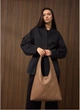 Женская сумка Хобо со съемным кошельком из экокожи SAMBAG Бежевая (3891035840) - изображение 8