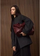 Женская сумка Хобо со съемным кошельком из экокожи SAMBAG Бордовая (38970371634) - изображение 7