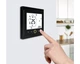 Терморегулятор EcoTerm PRO Wi-Fi с выносным датчиком пола и встроенным датчиком воздуха черный 86 x 86 x 13,3 мм для электрического теплого пола - изображение 3