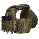 Плитоноска Warmor Gen.5 (Мультикам) + 3 жёстких подсумка под АК/AR + Штурмовой рюкзак с креплением для шлема - изображение 2
