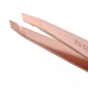 Пинцет для бровей Tweezerman Slant Tweezer Rose Gold (9 см) - изображение 2