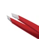 Пинцет Tweezerman Stainless Steel Slant Tweezer Red со скошенным наконечником (9 см) - изображение 6